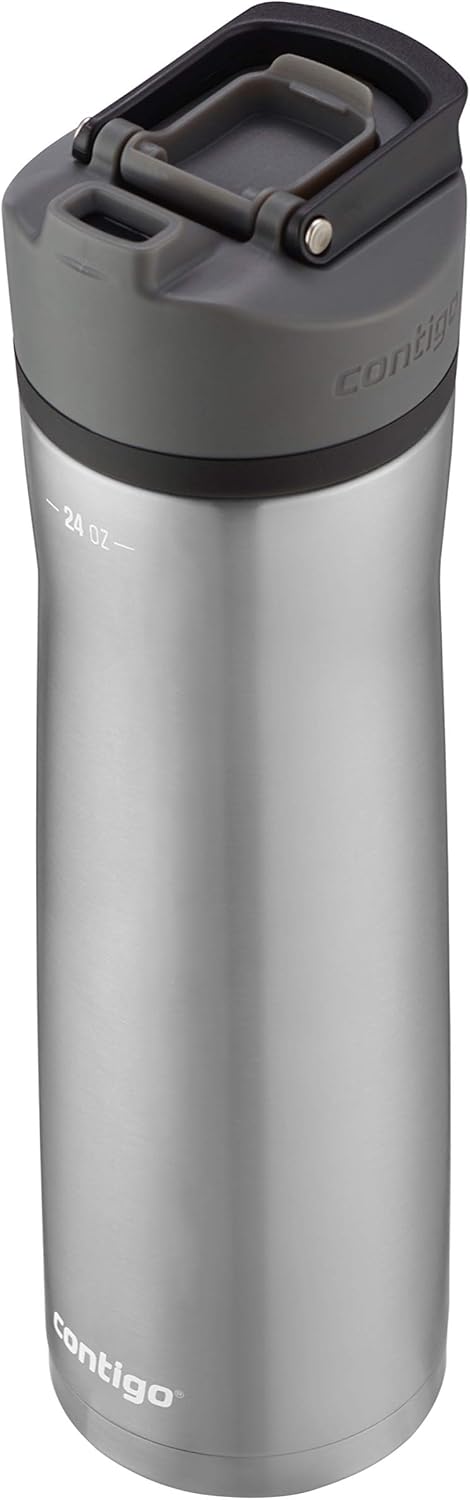 Stainless Steel 24oz Spill-Proof Water Bottles with Handles S25374