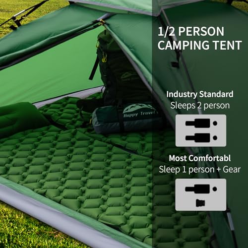 Backpacking Tent 1-2 Person Waterproof Dome Tent for Camping Hiking K774