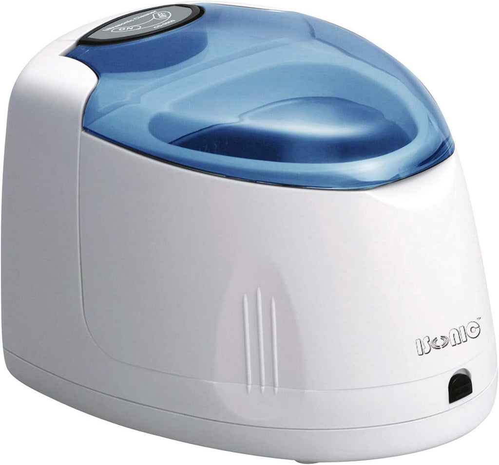 iSonic F3900 Ultrasonic Denture/Aligner/Retainer Cleaner for all dental and sleep apnea appliances, 110V 20W (tank no longer removable) , White , 0.4Pt/0.2L