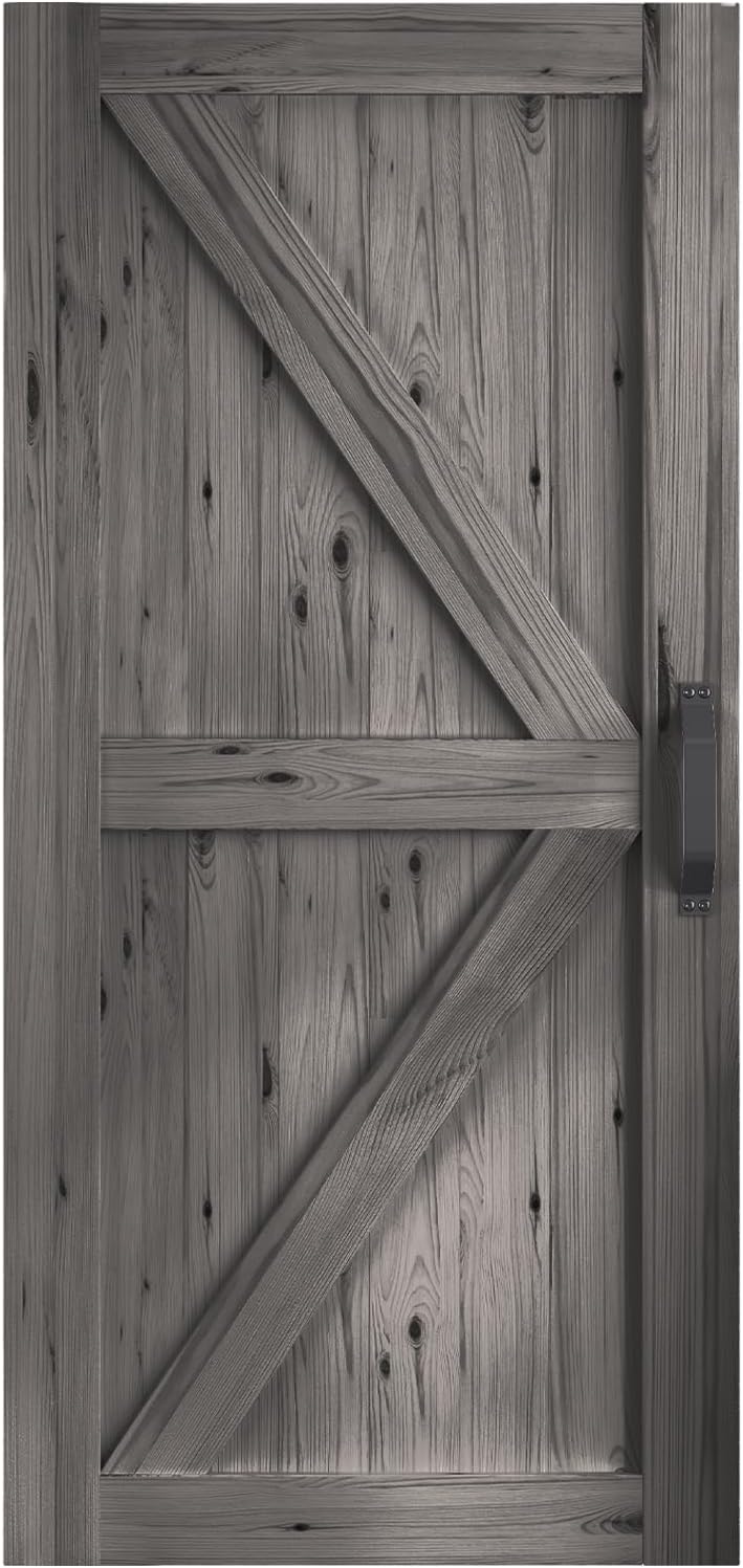 Sliding Barn Door with Hardware Kit for Interior Rooms and Closets Y2011