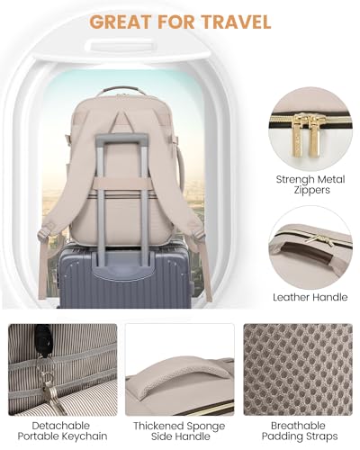 40L Carry-On Travel Backpack with Packing Cubes, Fits 17" Laptop N757
