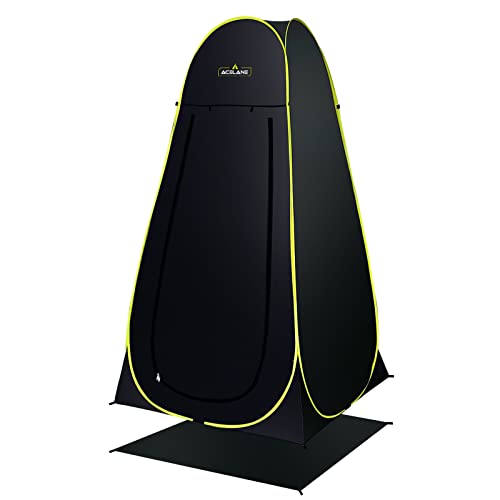 Pop Up Privacy Tent Camping Shower Tent Changing Dressing Room Rain Shelter Camp Toilet Bathroom Fishing Shelter Foldable with Carry Bag for Outdoor Hiking Beach Fishing Picnic RV Travel