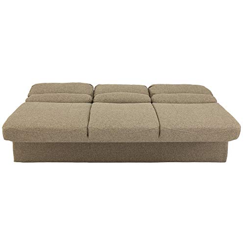 RV Jackknife Sleeper Sofa with Drop-Down Console, Cloth Fabric A2097