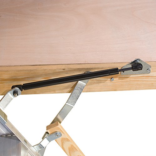 Aluminum Attic Ladder, 375 lb Capacity, 22-1/2 x 54 in T260030