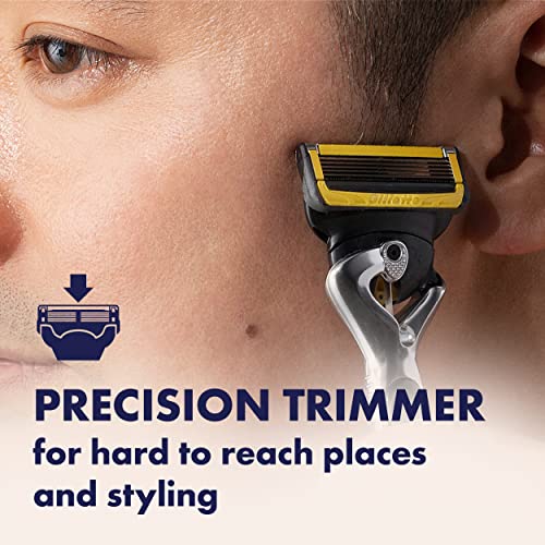 Razor Refills for Men, 5-Blade with Precision Trimmer, 8 Count F49791