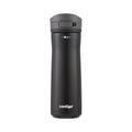 Contigo Jackson Chill 2.0 Stainless Steel Water Bottle with Carry Handle and Secure Lid for Leak-Proof Travel, Vacuum-Insulated and BPA-Free, Licorice, 20 oz (591 mL)
