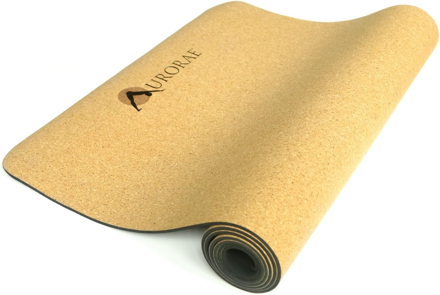 Natural Cork/Rubber Yoga Mat, 5mm Thick, Anti-Tear H119325