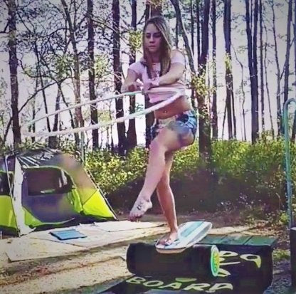 Balance Board with Roller for Surfers, Snowboarders, SUP, Fitness T412446