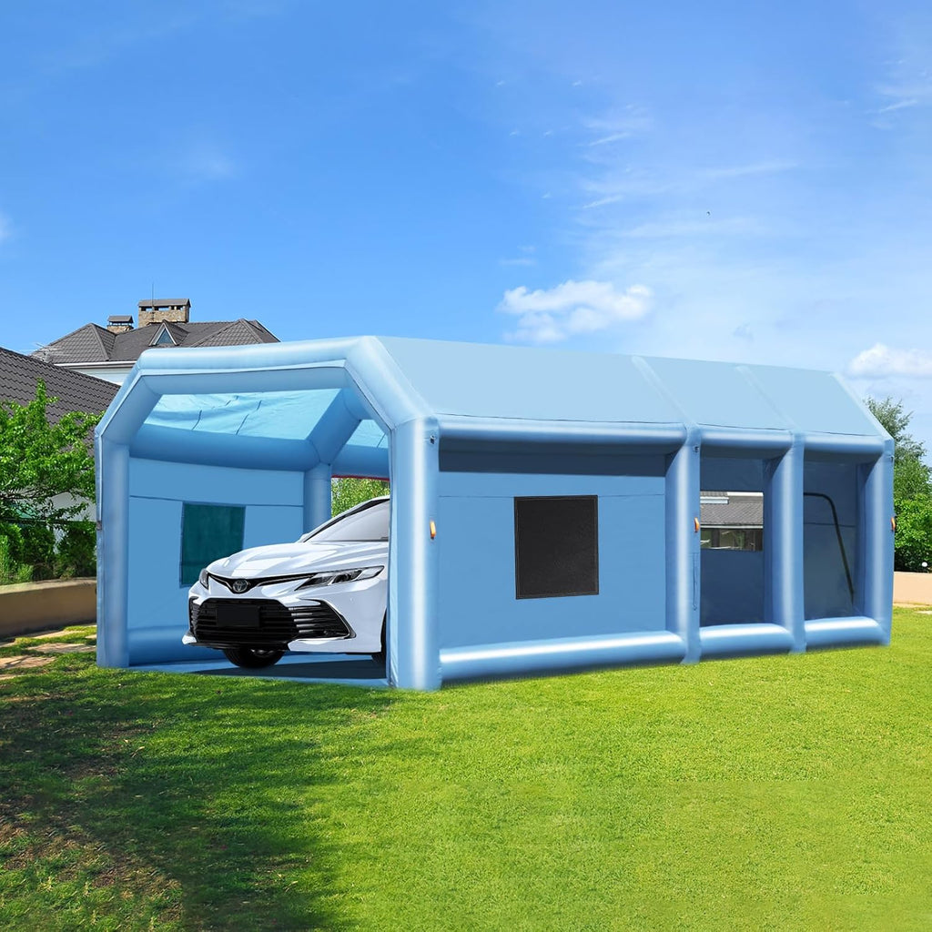 Inflatable Paint Booth for Car and Motorcycle Spray Painting Q158008