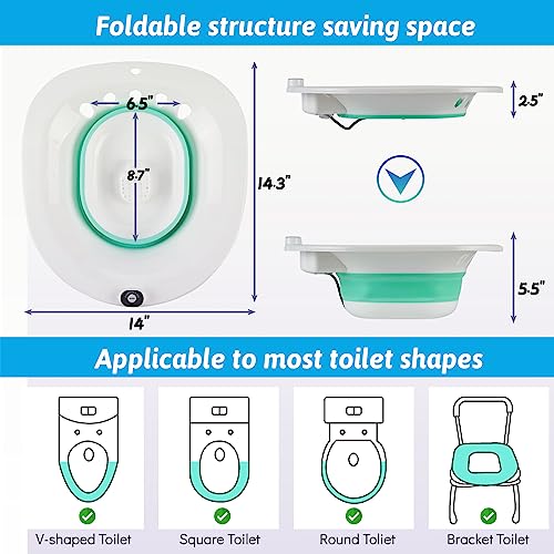 Electric Sitz Bath for Toilet, Postpartum Hemorrhoid Care N99098