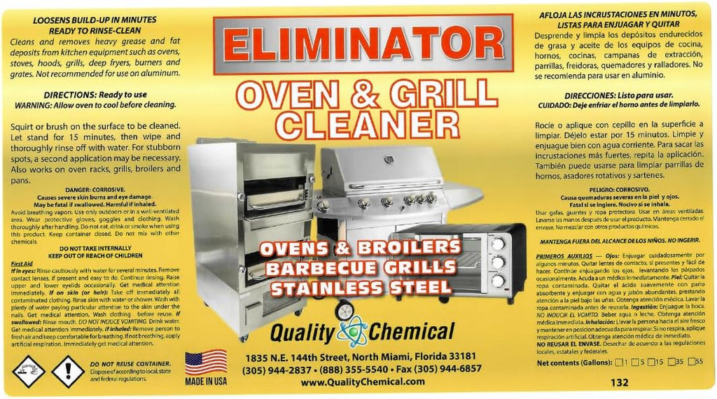 Heavy-Duty Oven & Grill Cleaner, Fast Acting, Easy to Use, 5 Gallon Pail T18540