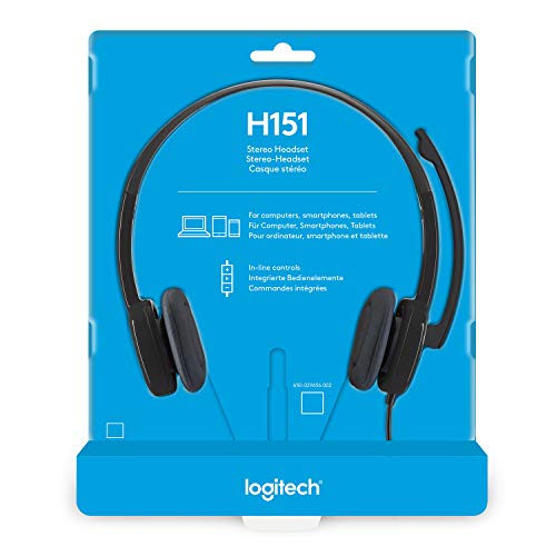 Wired Headset with Noise-Cancelling Microphone, 3.5 mm Jack S1907