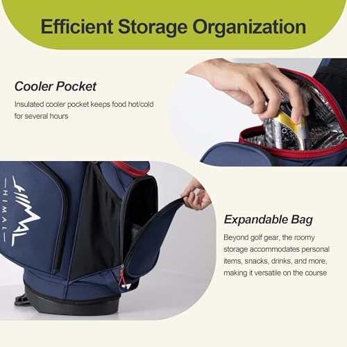 Golf Stand Bag with 10 Pockets and Top Dividers F149