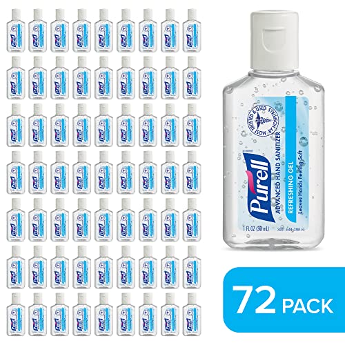 Hand Sanitizer Refreshing Gel, Clean Scent, 1 Fl Oz Travel Size, Pack of 36 E4549