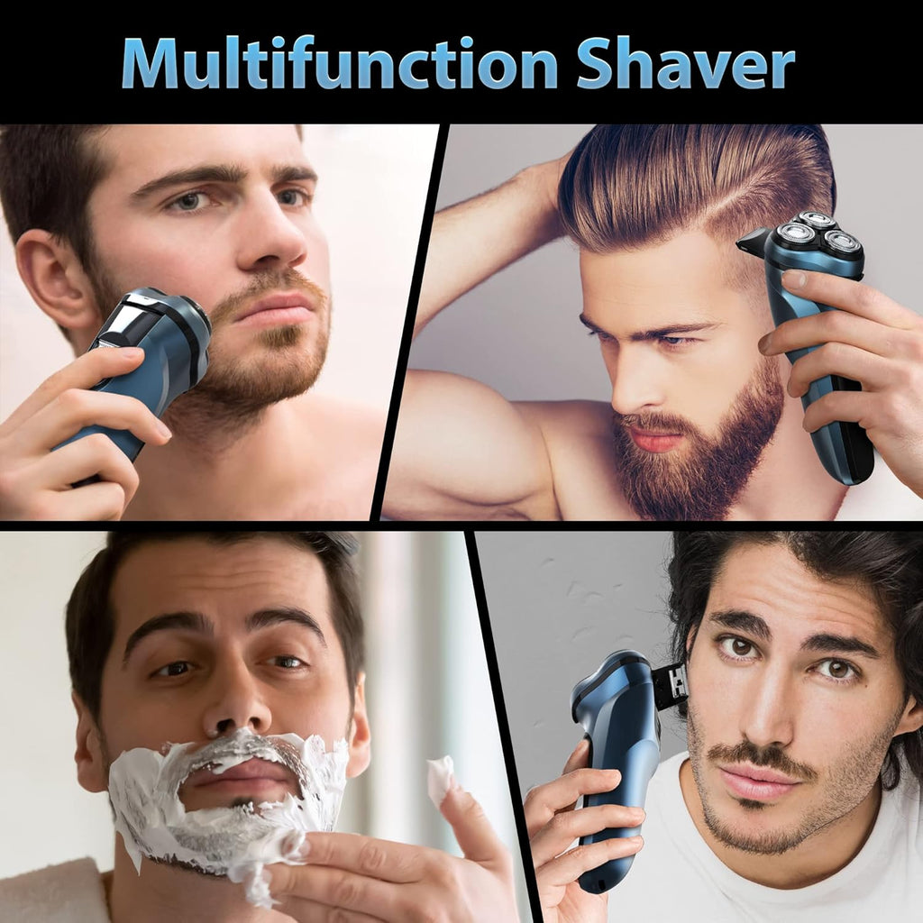 Electric Razor for Men, Body Hair Trimmer, Beard Trimmer with USB Rechargeable R14037