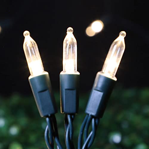 50 LED Outdoor Christmas Lights, 17 FT Battery Operated Mini String Lights with 8 Modes & Timer F29391
