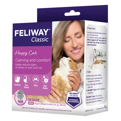 Cat Calming Pheromone Diffuser, 30 Day Starter Kit P6435