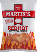 Martin's Red Hot Potato Chips 8.5 Ounces (3 Bags)