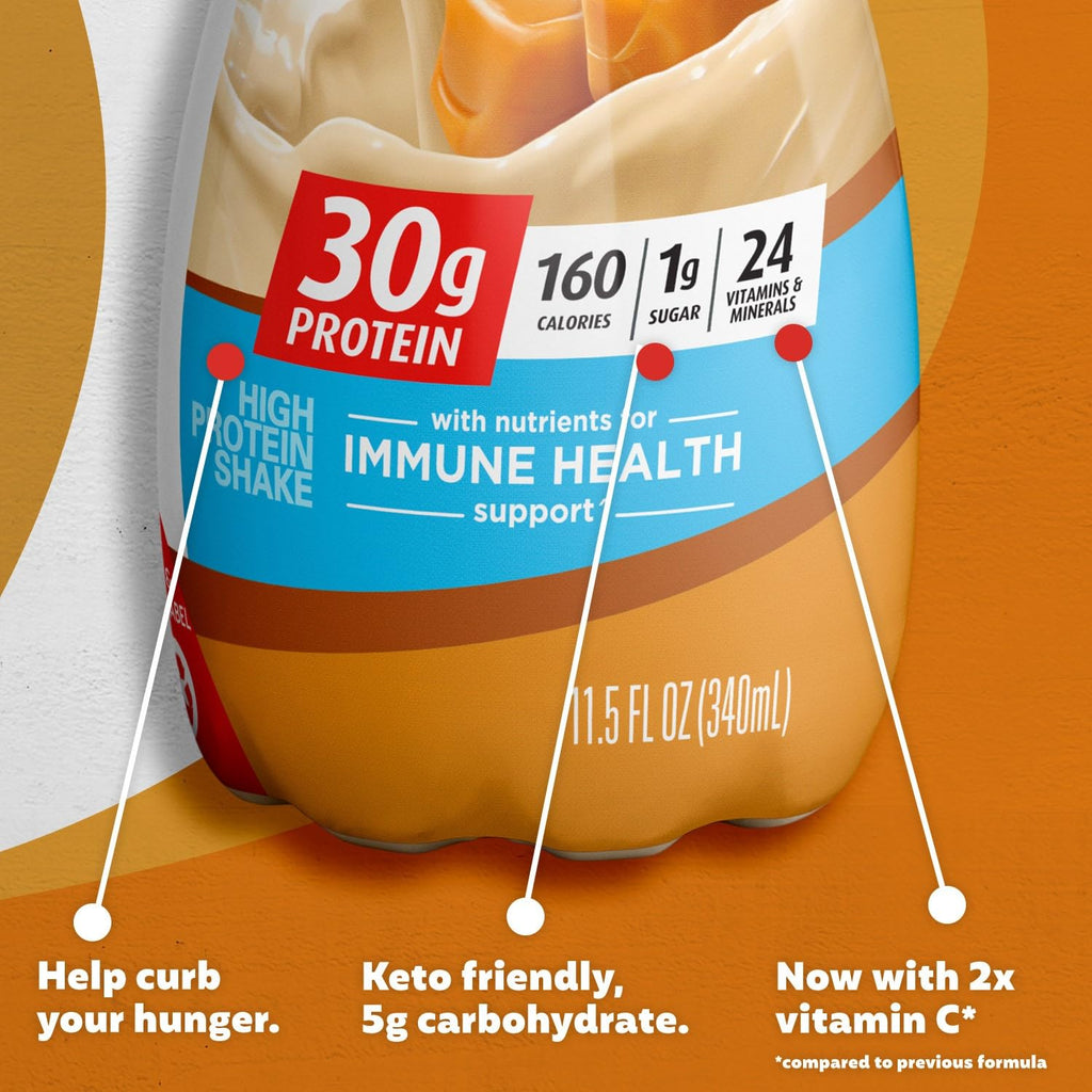 Caramel Protein Shake, 30g Protein, 11.5 fl oz J3421