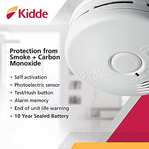 Smoke & Carbon Monoxide Detector Combo with 10-Year Battery W153703