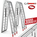 YITAMOTOR ATV Ramps 7.5ft, 3000 lbs Aluminum Folding Loading Ramps with Removable Support Legs, Truck Ramps for ATV UTV Pickup Trailer Motorcycle Dirt Bike Lawn Mower Snowblower, 2pcs