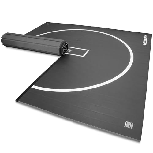 10ft x 10ft Roll-Up Wrestling Mat for Home & Gym O501494