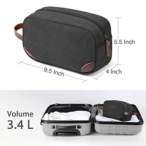 Men's Canvas Travel Toiletry Bag TSA Approved C9063