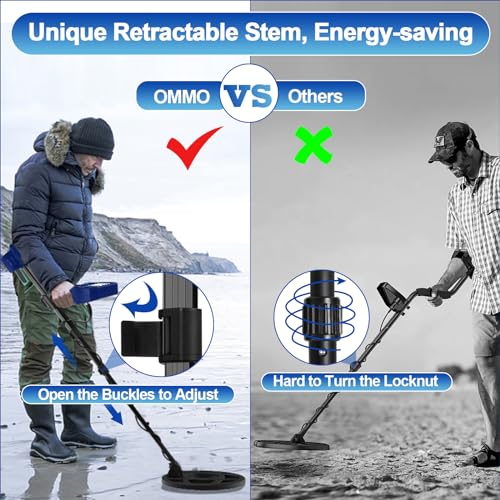 Metal Detector for Adults with 4.3IN Backlight Screen and 10'' Waterproof Coil I149