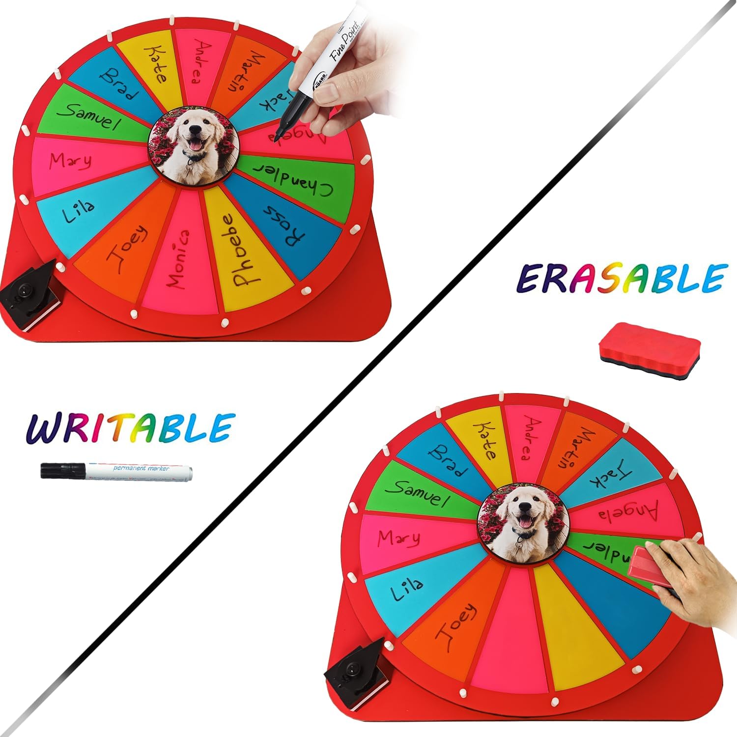 18 Slot Spinning Prize Wheel for Tabletop Games T37580