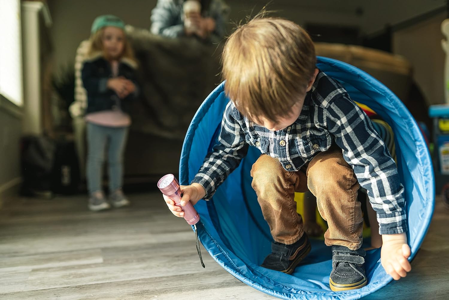 Kids Crawl Tunnel 6 Foot Multi Color I704