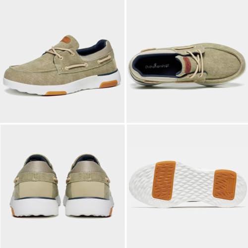 Men's Orthopedic Slip On Shoes for Plantar Fasciitis, Casual Canvas Loafers X612