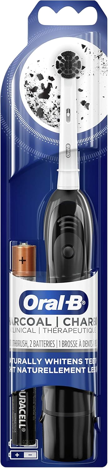 Oral-B Battery Powered Toothbrush Clinical Charcoal