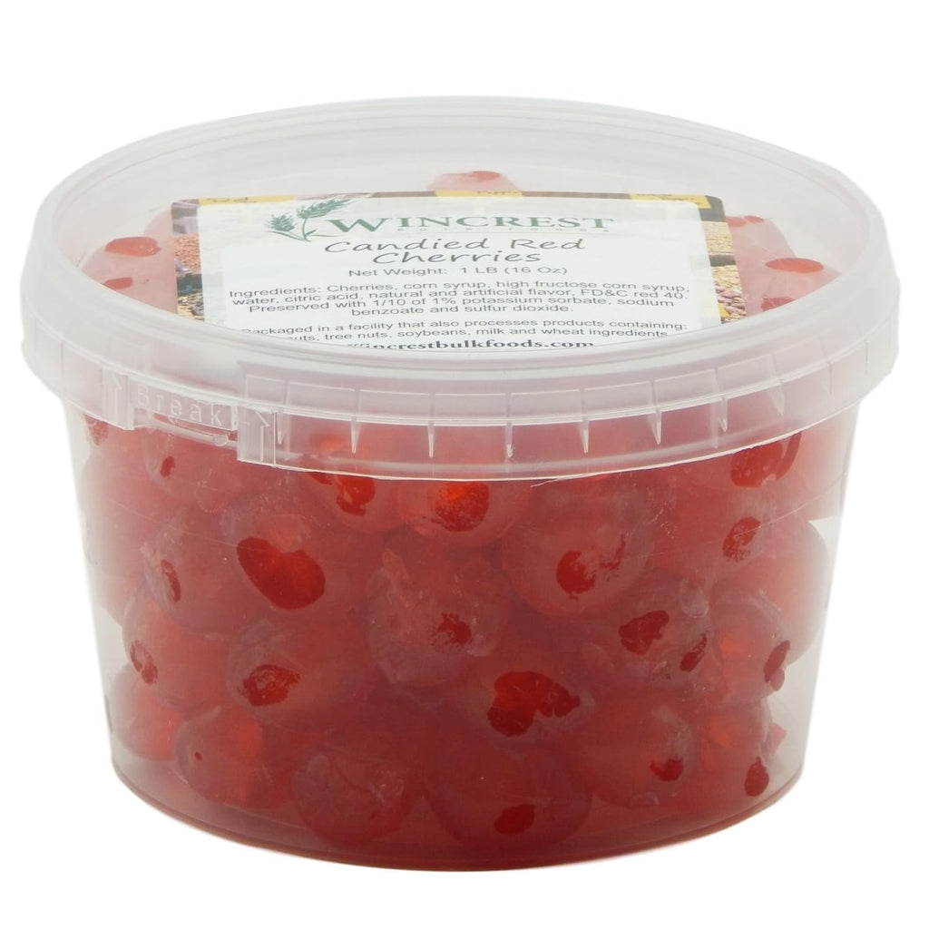 Candied Red Cherries, 1 Lb Tub G1406