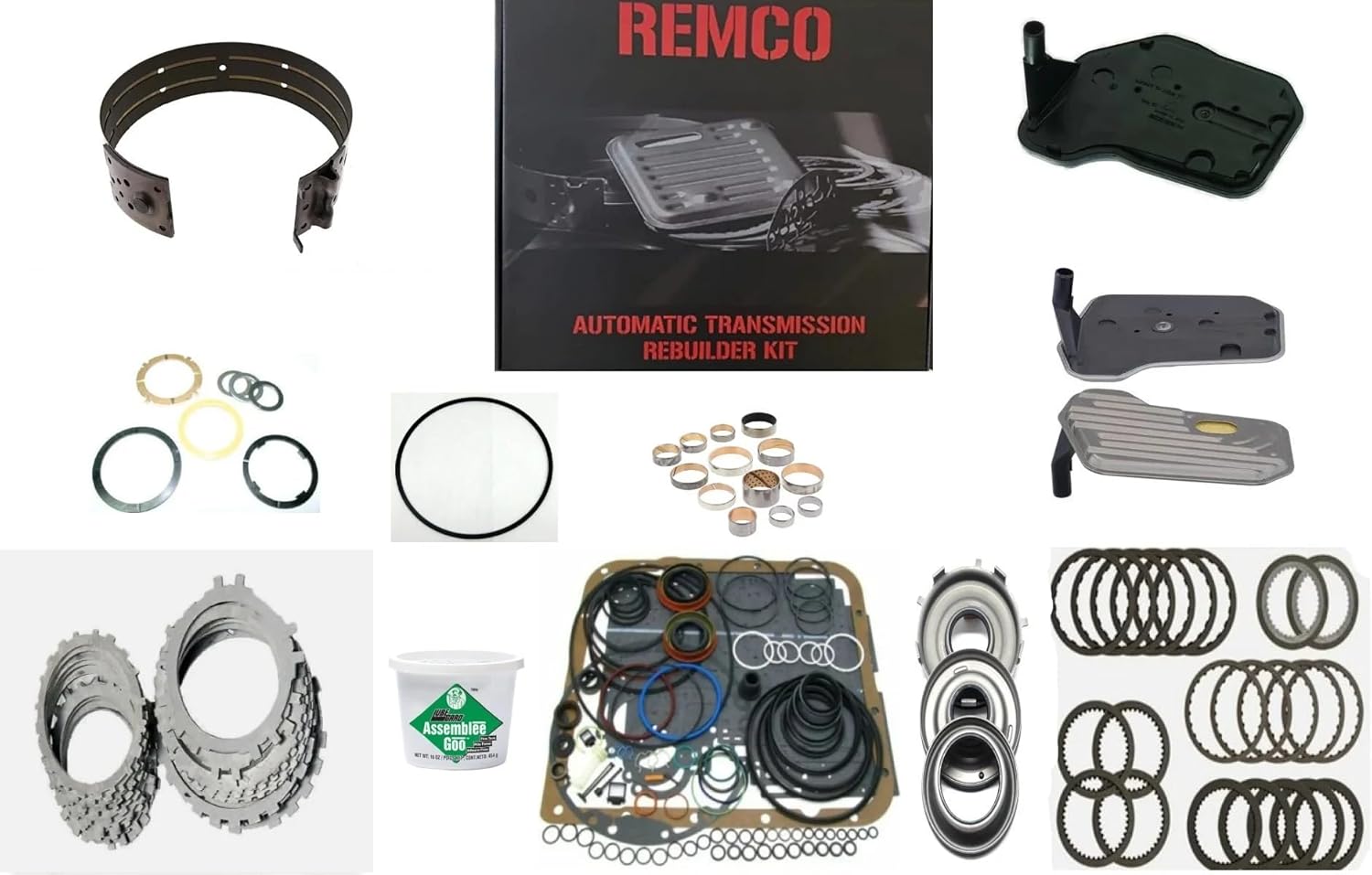 GM 4l60 4L60E 4l65E DELUXE OVERHAULT REBUILT TRANSMISSION KIT (93-08) COMBO Automatic transmission