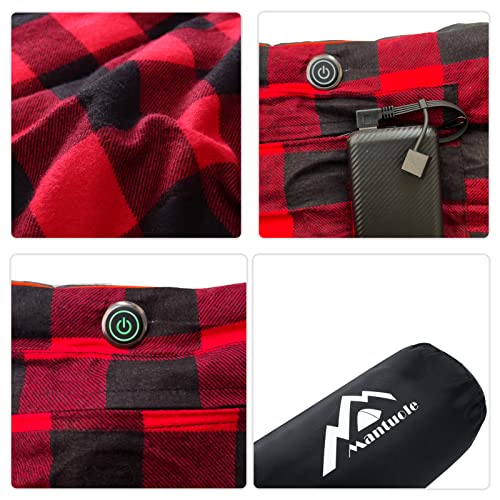 Heated Sleeping Bag Liner with 5 Heating Zones, USB Powered X98900