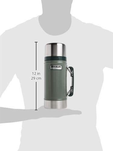 Insulated Food Jar, Stainless Steel, 24 oz, Hammertone Green T204323