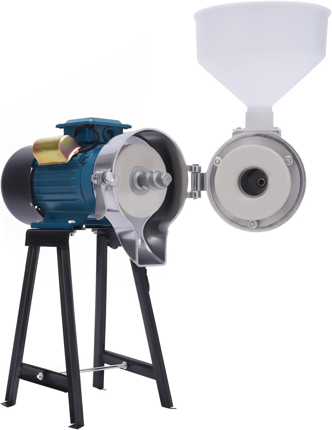 Electric Grain Mill Grinder, 2200W Wet & Dry Cereals, Heavy Duty with Funnel U609697