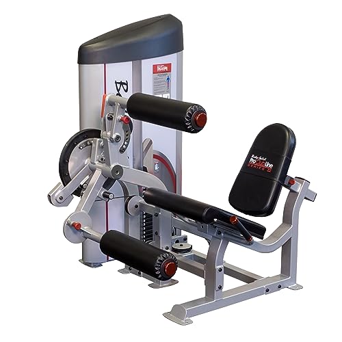 Body-Solid Pro Clubline Series II Leg Extension & Leg Curl Machine with Single Weight Stack for Home and Commercial Gym