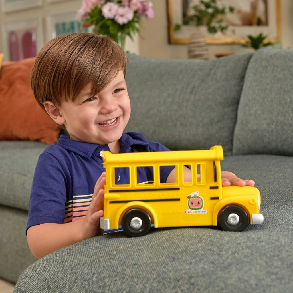 Musical Yellow School Bus with Removable Figure P812391