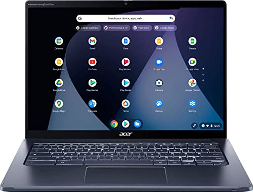Chromebook Spin 714 2-in-1 Laptop, 14 Inch Touchscreen, Intel Core i5, 8GB RAM, 256GB SSD K641