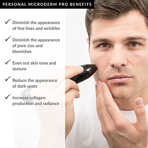 At-Home Microdermabrasion Machine for Face & Body with Exfoliating Crystals and Vacuum Suction W64080
