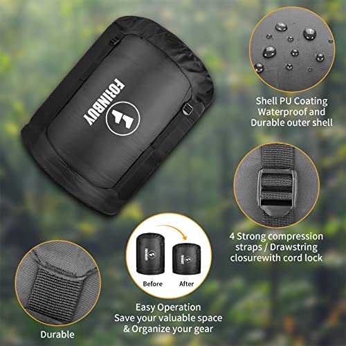 Double Sleeping Bag for Adults, 2 Person Cold Weather Camping Y3081