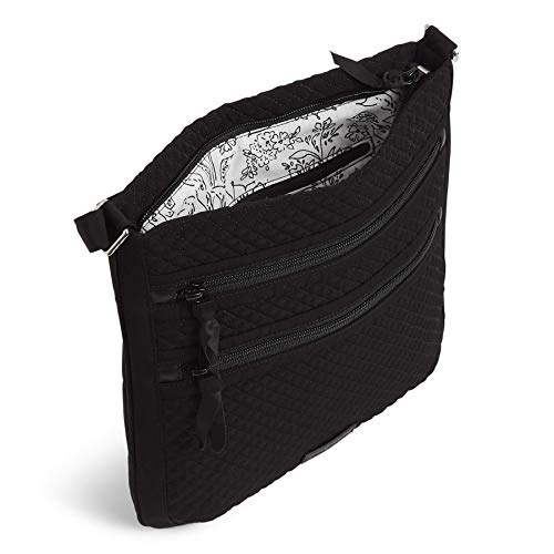 Women's Microfiber Triple Zip Hipster Crossbody Purse B590338