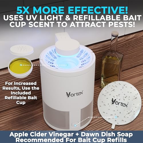 Indoor Insect Trap for Fruit Flies, Gnats, Mosquitoes, Moths Z866394