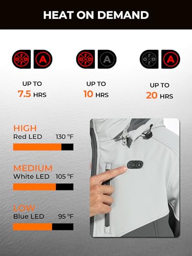 Men's Heated Jacket with 5 Heat Zones K984969