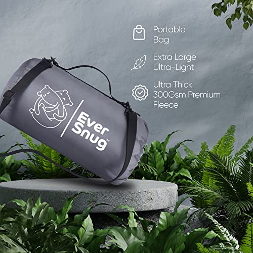 Waterproof Sherpa Camping Blanket - Extra Thick, Warm, Large Outdoor Fleece for Cold Weather N82568