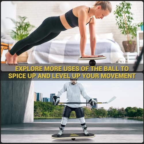 Balance Board with Adjustable Stoppers for Balance Training O80214