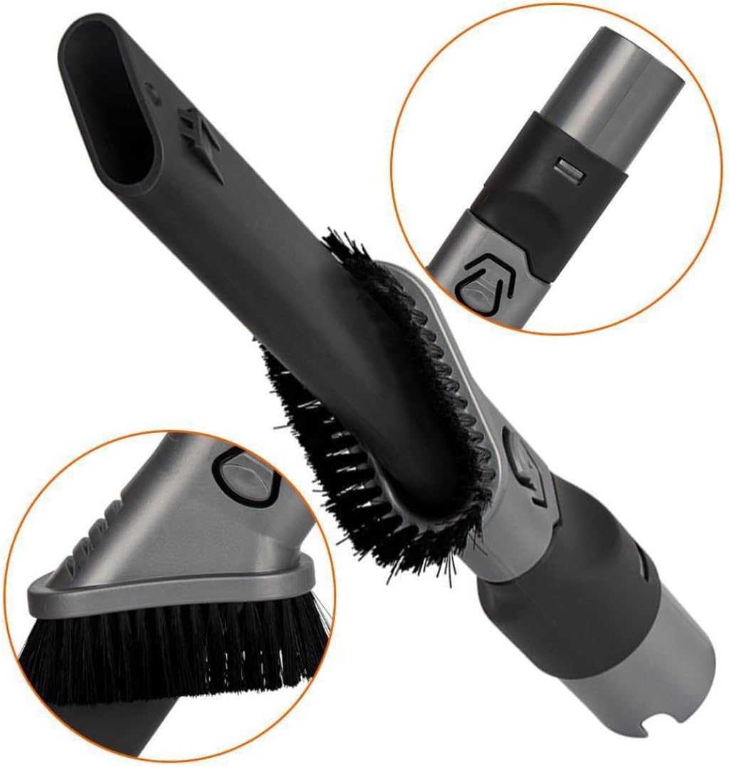 Dusting Brush Crevice Tool 35mm for Vacuum Cleaner, Gray I1427