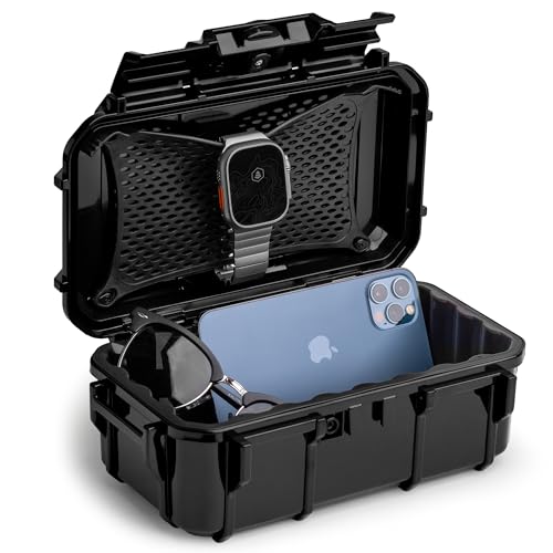 Evergreen 57 Waterproof Dry Box Protective Case - Travel Safe/Mil Spec/USA Made - for Cameras, Phones, Ammo Can, Camping, Hiking, Boating, Water Sports, Knives, & Survival (Green)