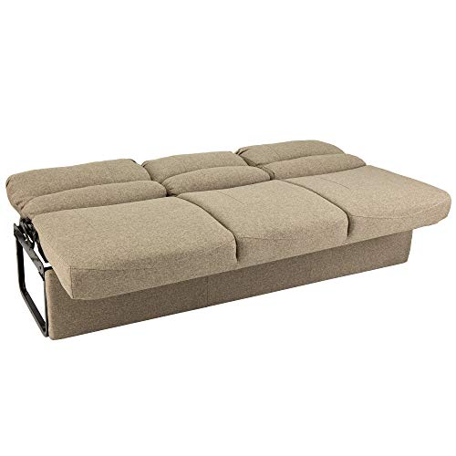 RV Jackknife Sleeper Sofa with Drop-Down Console, Cloth Fabric A2097